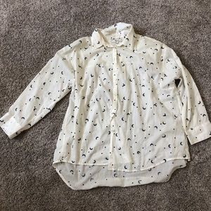 Madewell Moon and Star Button Up